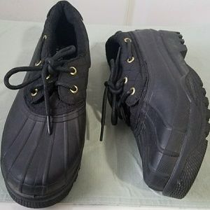 Sperry top spider slip on low cut rain boot